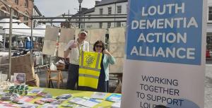 Rotarian Jayne Pegg on the stall